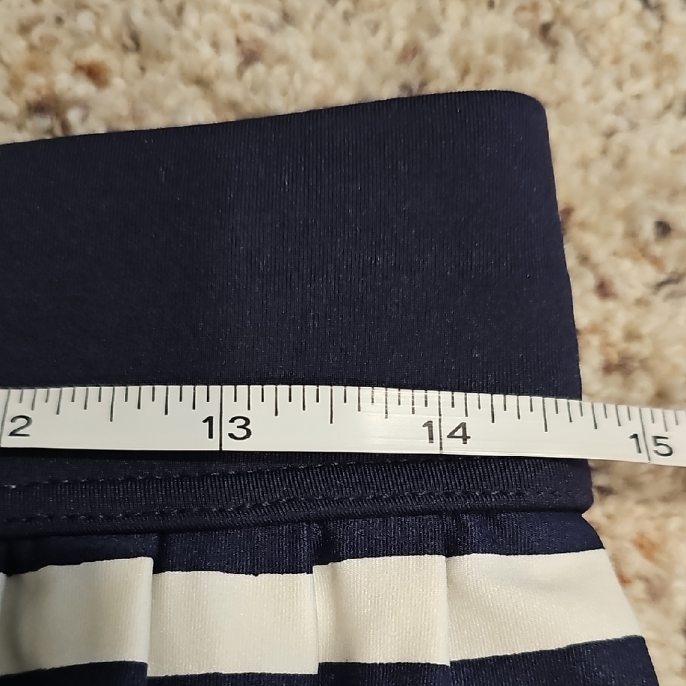 Kate Spade sz L navy and white skirt - Picture 7 of 10